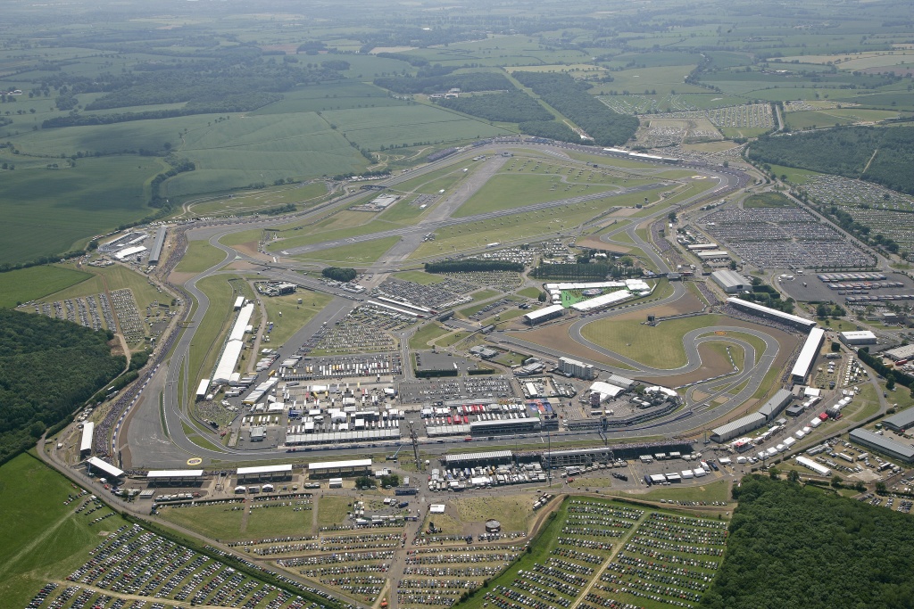 Silverstone circuit from above