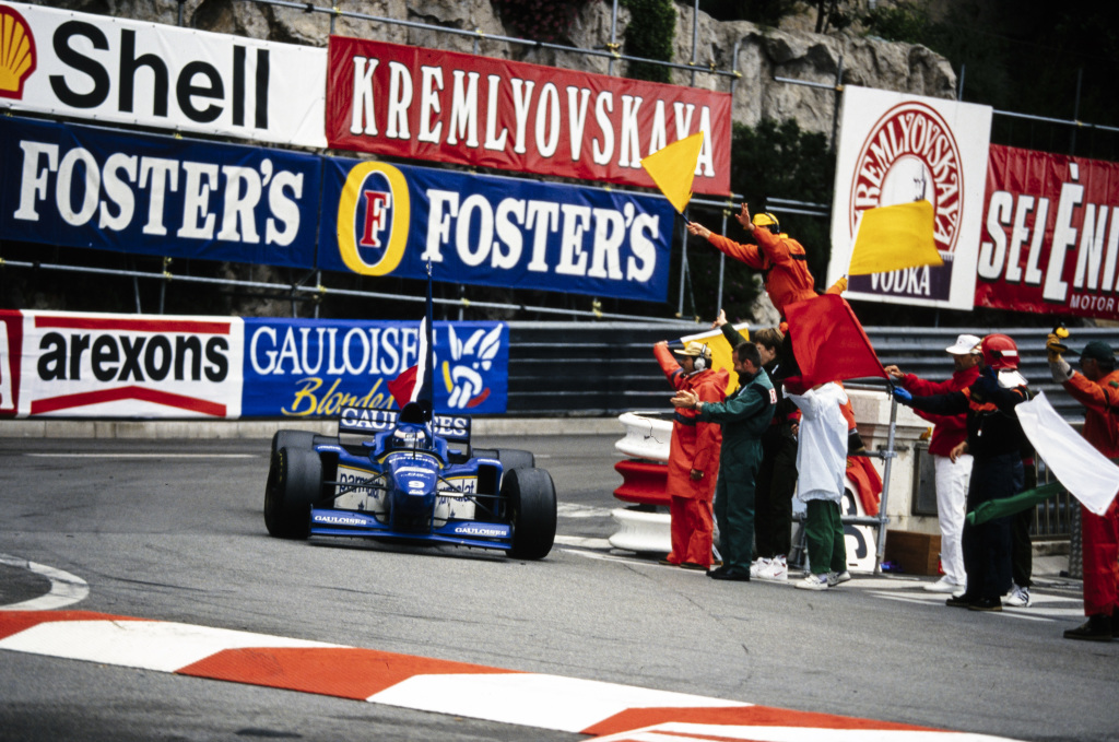 Olivier Panis wins the Monaco F1 Grand Prix