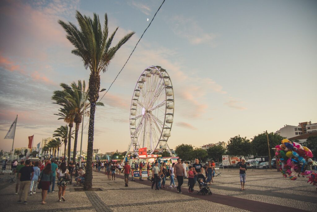 A big wheel in Portimao, host of the Portugal F1 Grand Prix