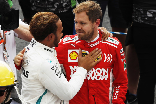 Lewis Hamilton and Sebastian Vettel