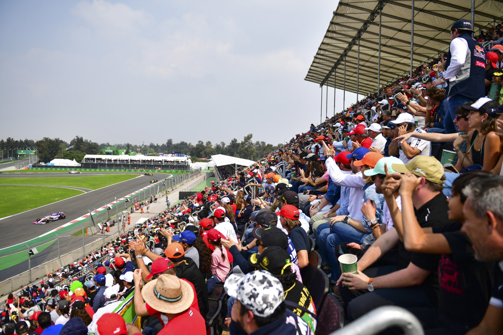 Fans at the Mexico F1 Grand Prix