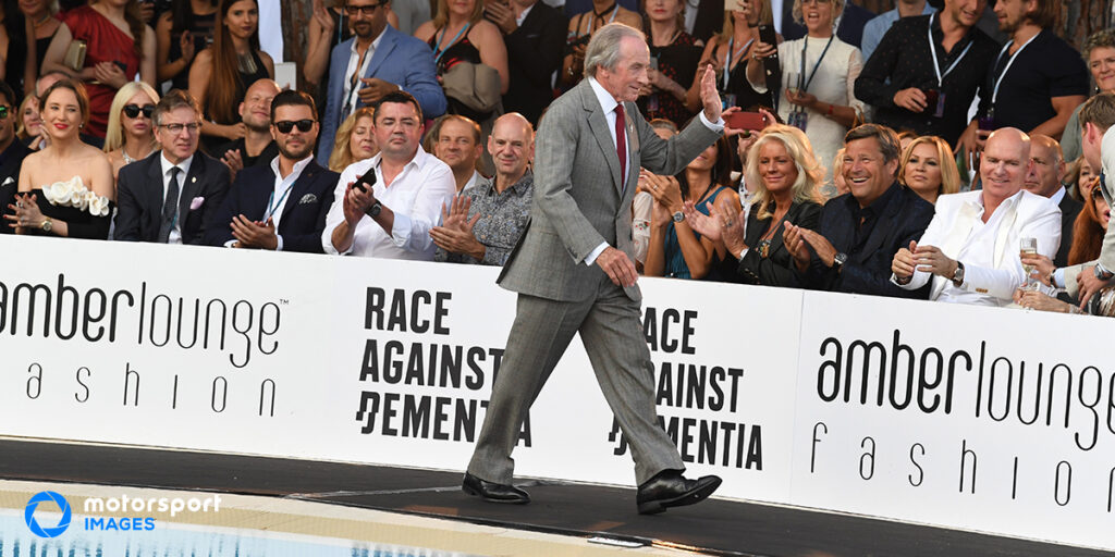 Jackie Stewart at the Monaco Fashion Show