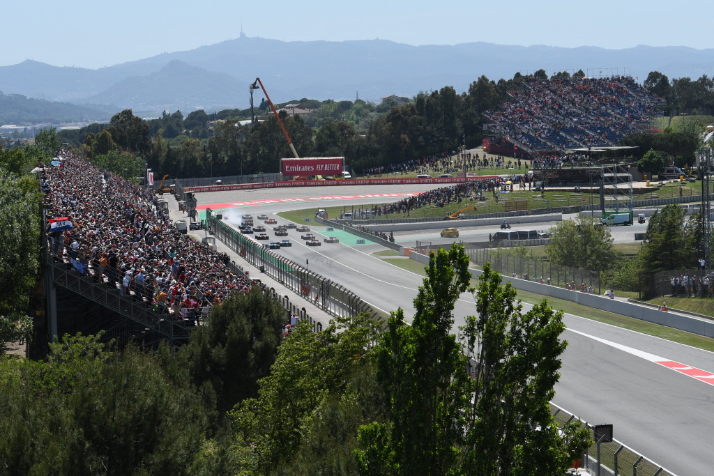 The start of the 2019 Spanish Grand Prix