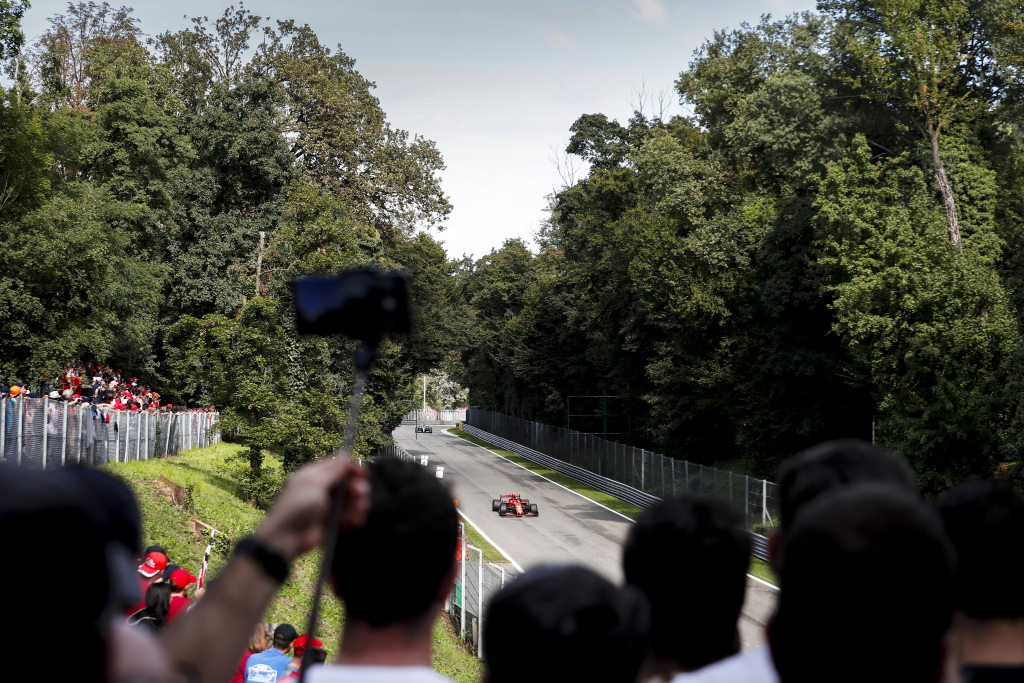 Fans enjoy the ITalian Grand Prix 
