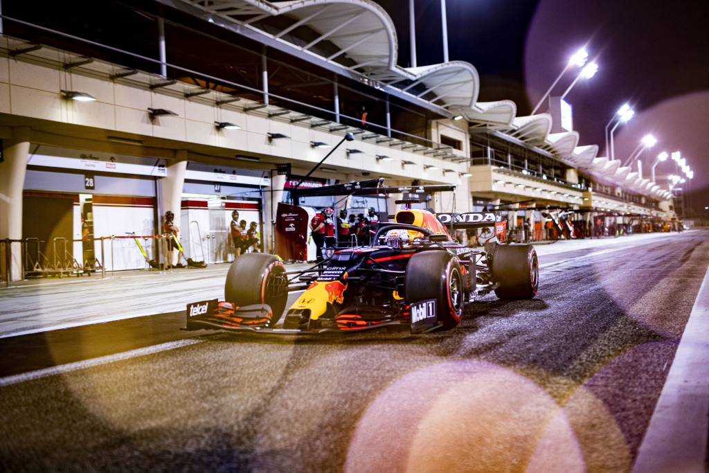 Red Bull Racing driver Max Verstappen during Formula 1 testing in Bahrain