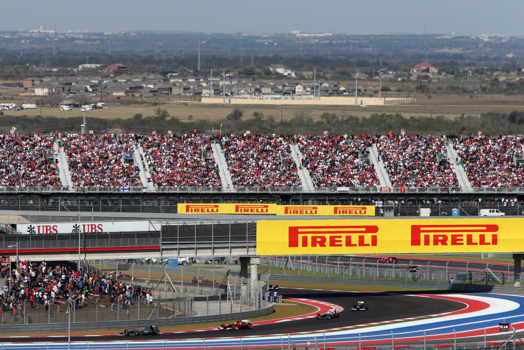 A large grandstand at Circuit of the Americas