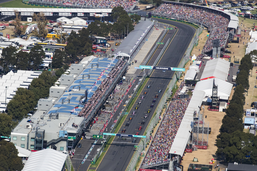 Senna Grandstand in the Australian Grand Prix Grandstand Guide