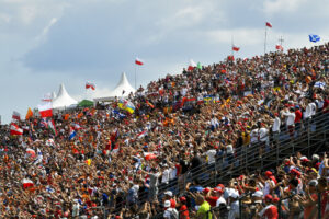 Fans at the Hungarian Grand Prix