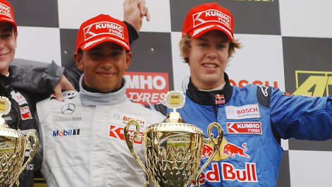 Lewis Hamilton and Sebastian Vettel