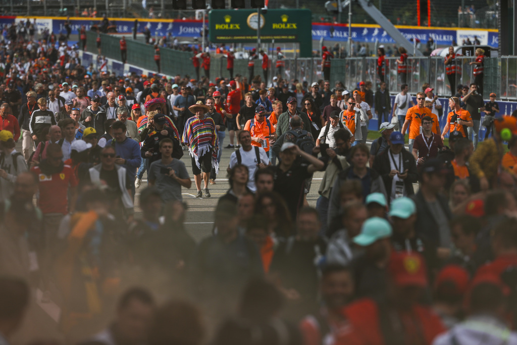 Fans at the Belgian Formula 1 Grand Prix