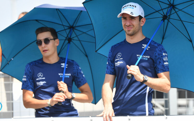 Williams Racing's George Russell and Nicholas Latifi