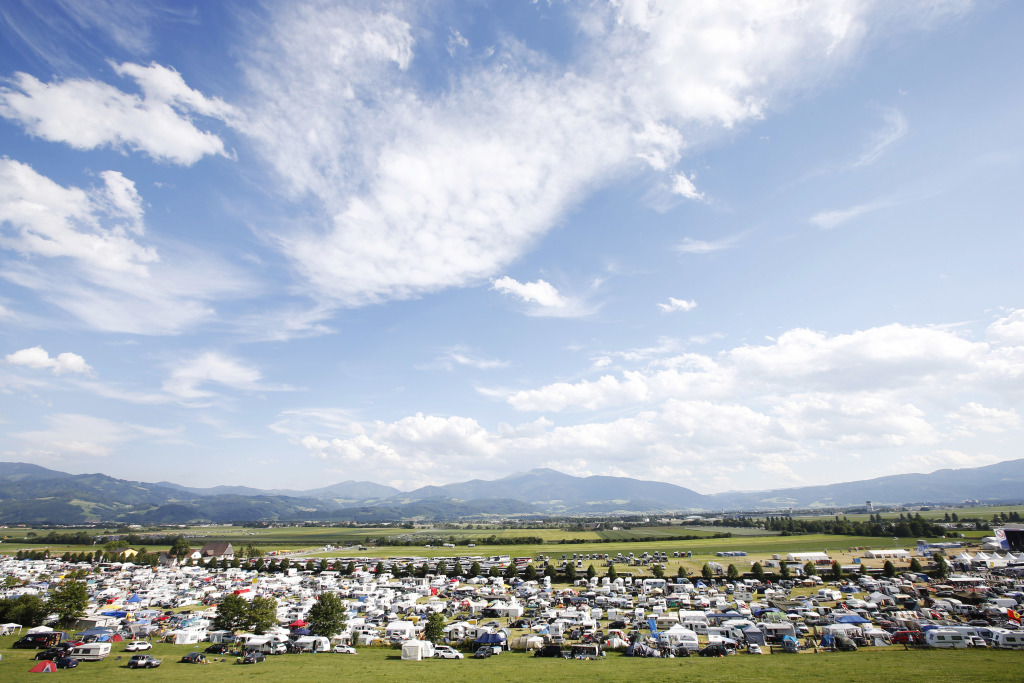 Camping at the Formula 1 Grand Prix