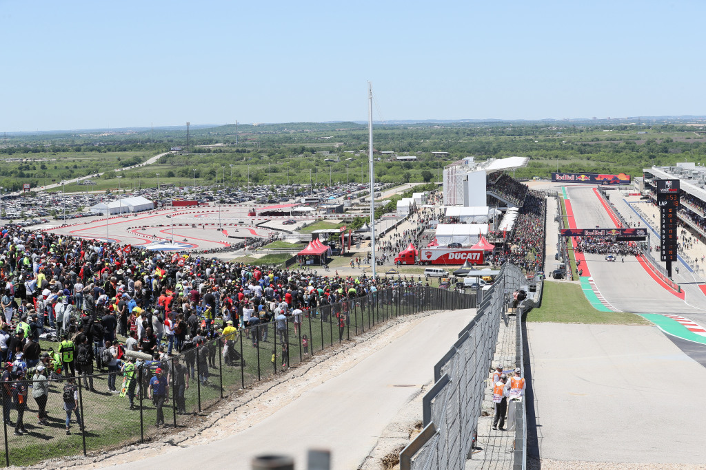 Fans at the Americas MotoGP