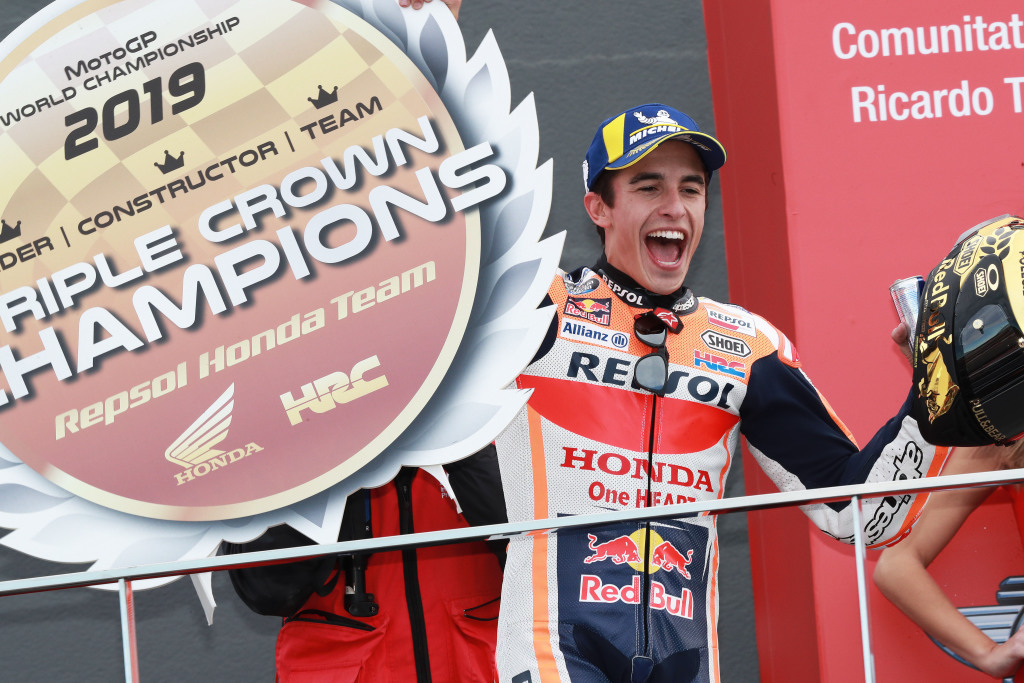 Marc Marquez slavi.