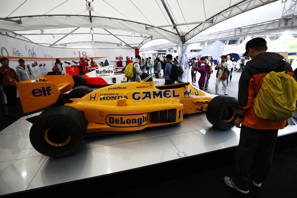 F1 cars on display
