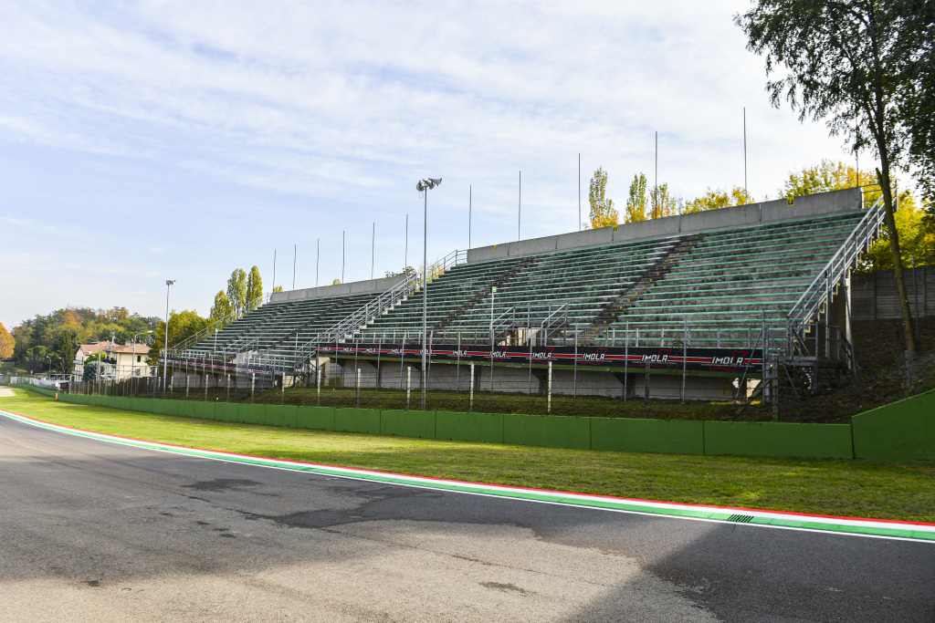 Grandstands at the Imola circuit