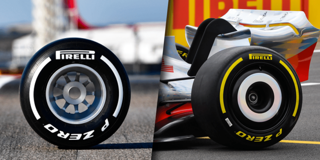 A comparison of car tyres produced by Pirelli