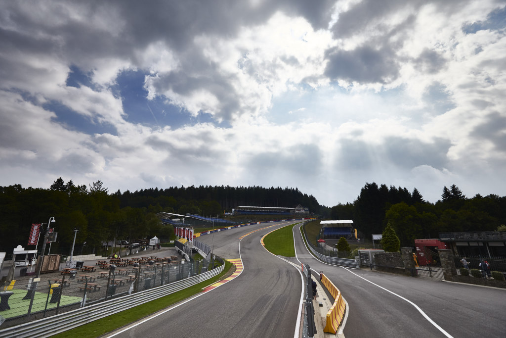 A view of Eau Rouge at Sa-Francorchamps