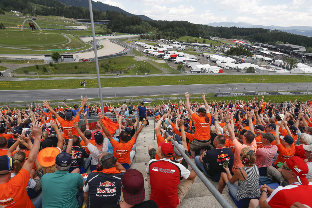 View from the Red Bull Grandstand