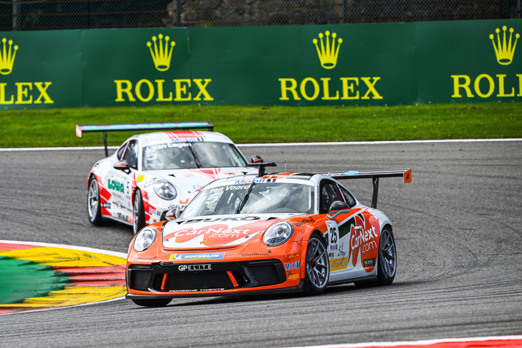 Porsche Supercup driver Larry ten Voorde