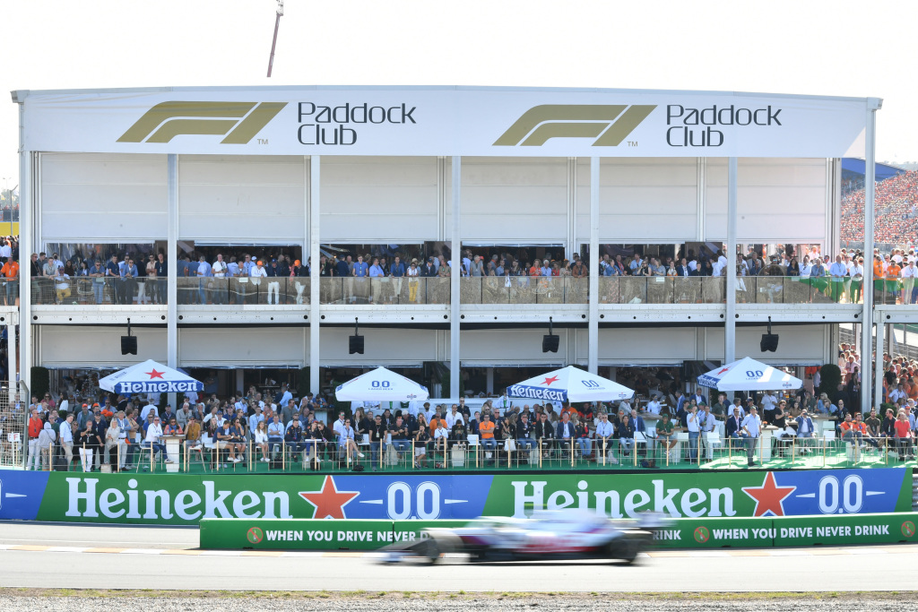 The view of Paddock Club at the Dutch Grand Prix