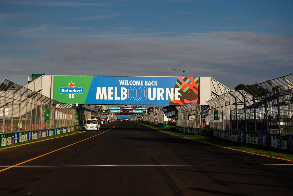 Melbourne preparing for the Australian Grand Prix
