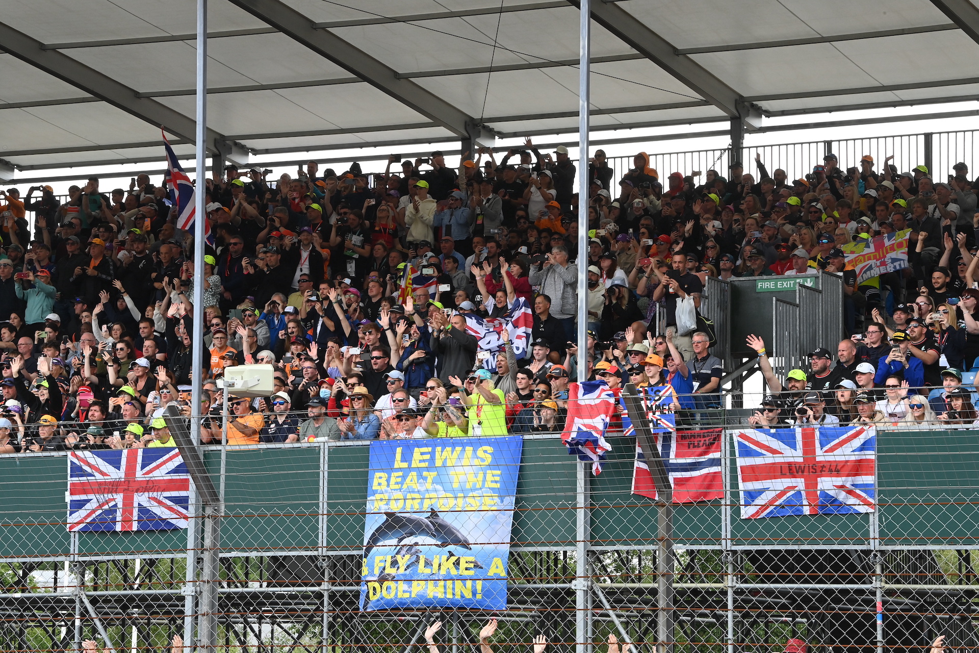 British motorsport fans