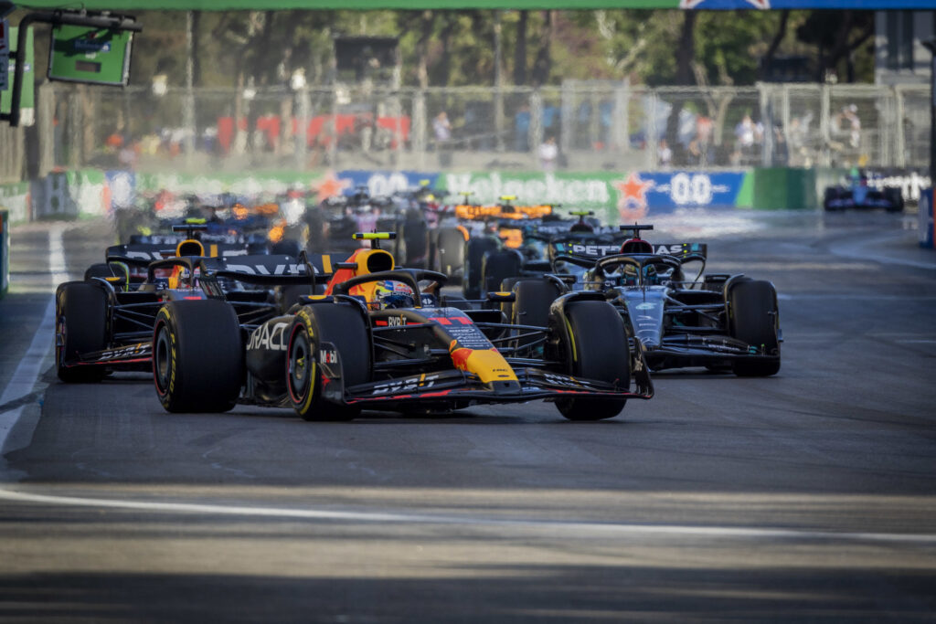 Sprint race during the Azerbaijan GP 2023