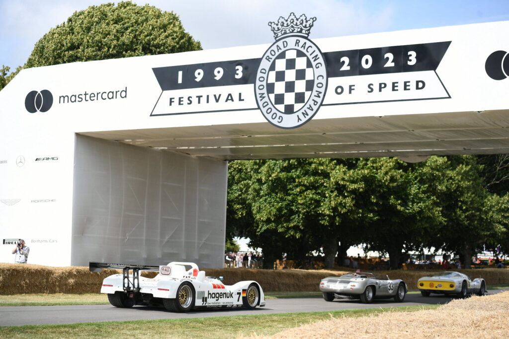Mastercard paneling at Goodwood Festival of Speed