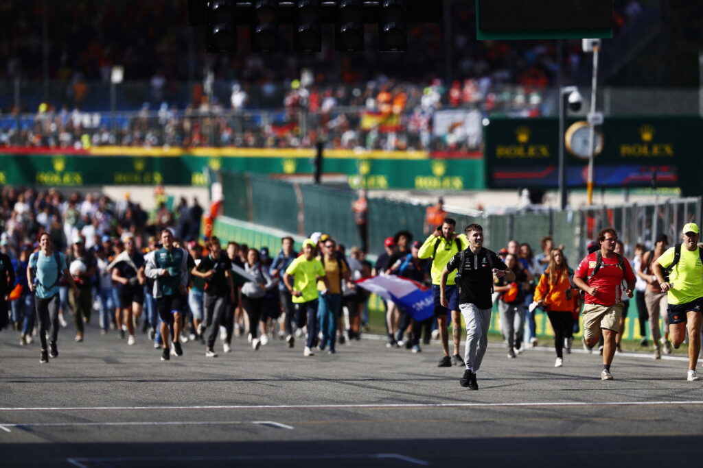 Fans at Belgian Grand Prix
