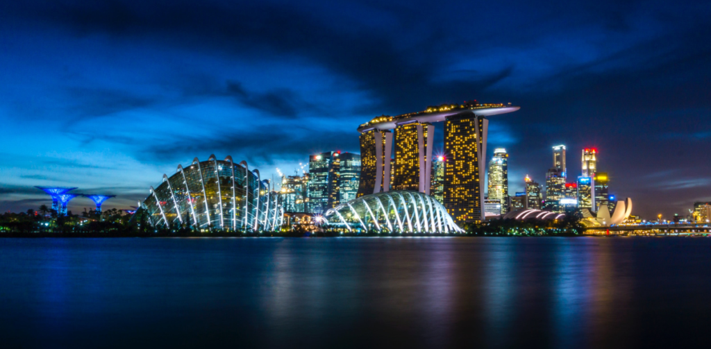 Singapore at night