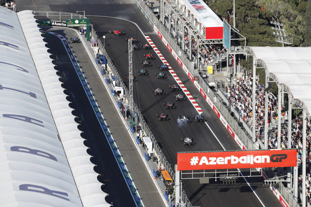 Absheron Grandstand at the Baku F1 Grand Prix