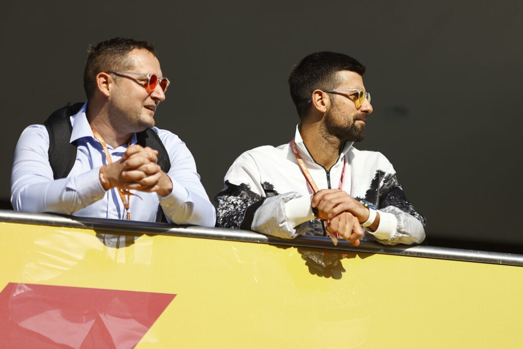 Novak Djokovic at Qatar Grand Prix