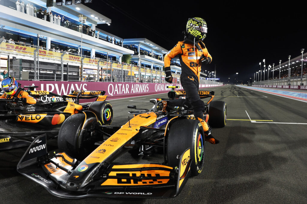 Oscar Piastri and Lando Norris (McLaren) claim 1st and 2nd at Qatar F1 Sprint 2024