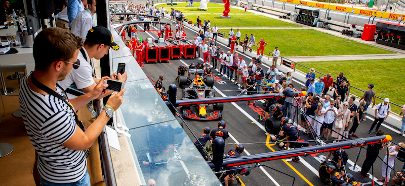 Paddock Club Balcony View