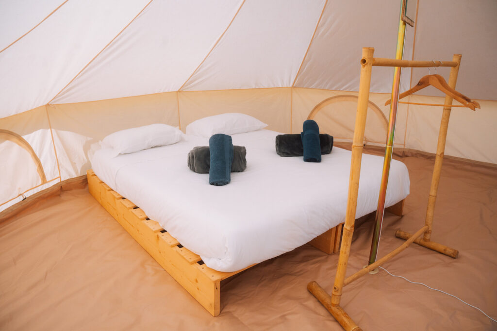 Silver glamping accommodation Le Mans