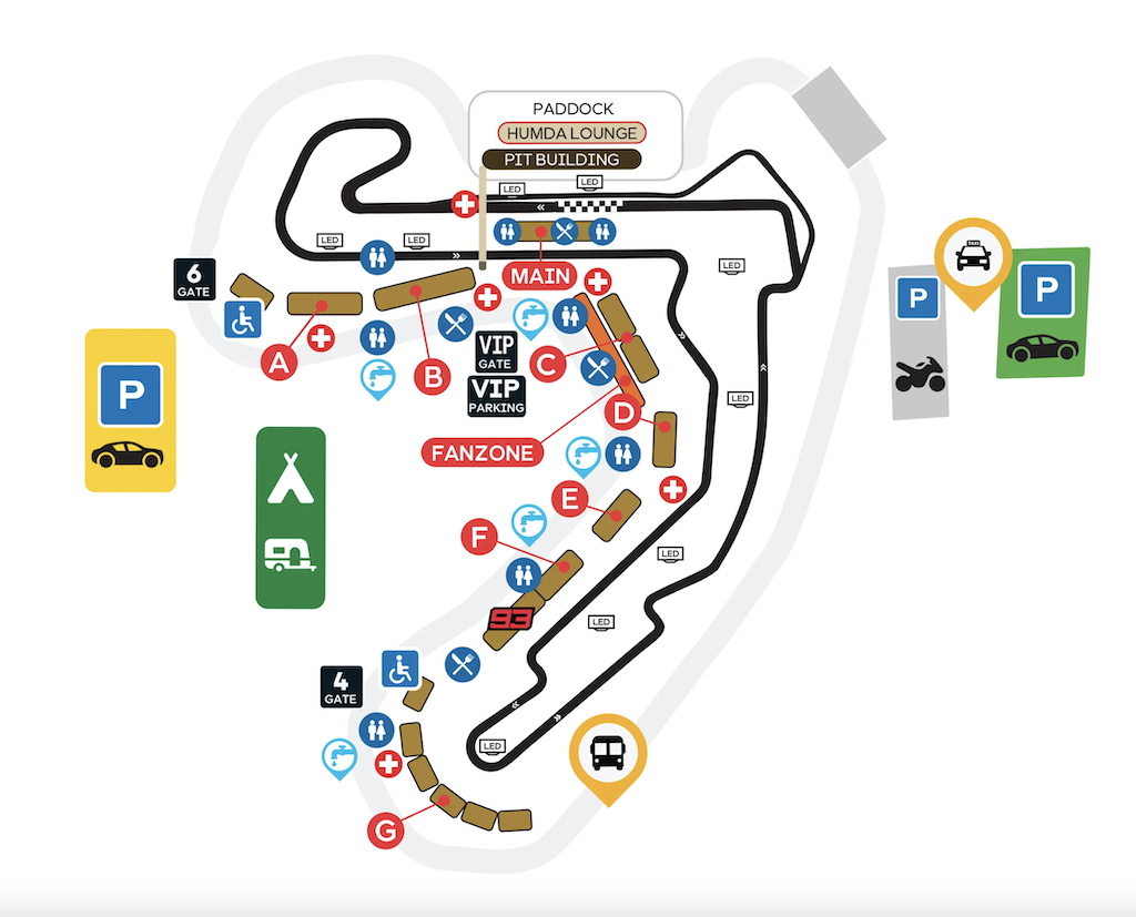 Balaton Park circuit map